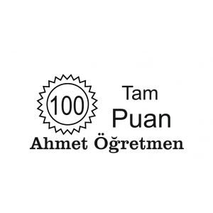 Öğretmen Kaşesi - Tam Puan - (İsme Özel)