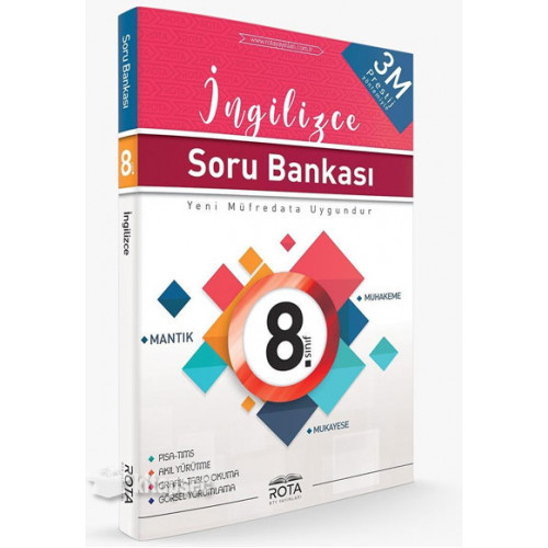 8. Sınıf İngilizce Soru Bankası Rota Yayınları