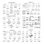İngilizce Boyama Poster Seti - Coloring Posters - 20 adet
