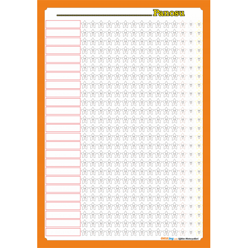 Davranış ve Başarı Panosu / Tablosu Poster