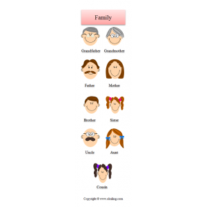 Family Bookmark- Aile Kitap Ayracı