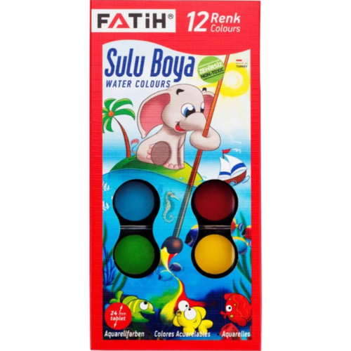 Fatih Sulu Boya  - 12 Renk