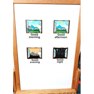 Greetings / Selamlaşma Manyetik İngilizce Kelime Kartları / Flashcards