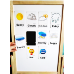 Weather - Hava durumu Manyetik İngilizce Kelime Kartları / Flashcards