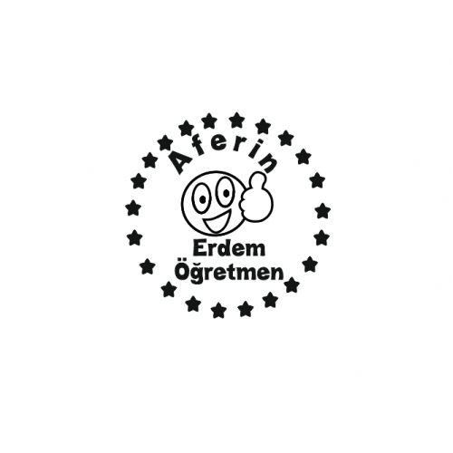 Öğretmen Kaşesi - Aferin (İsme Özel)