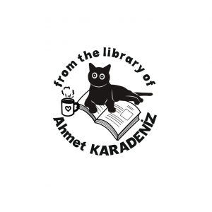 Kitap / Kitaplık Kaşesi - From the library of (İsme Özel)