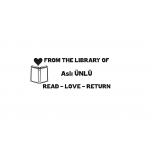Kitap / Kitaplık Kaşesi - From the library of (İsme Özel)