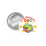 Artık Okuyorum Öğrenci Motivasyon Rozeti Model 1 - 44 mm