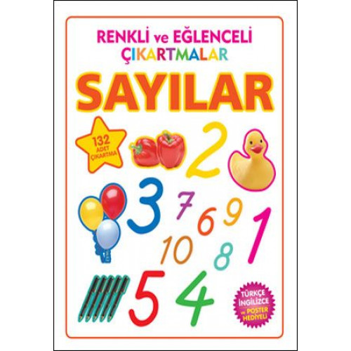 Renkli ve Eğlenceli Çıkartmalar-Sayılar
