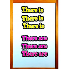 There is - There are Manyetik İngilizce Kelime Kartları