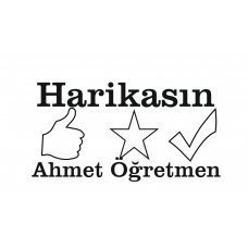 Öğretmen Kaşesi - Harikasın - (İsme Özel)