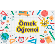 Öğrenci Motivasyon Kartı - Örnek Öğrenci