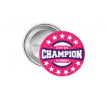 Champion İngilizce Motivasyon Rozeti - 44 mm