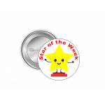 Star of the Week  İngilizce Motivasyon Rozeti - 44 mm