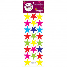Renkli Yıldız Sticker