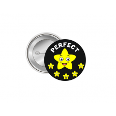 Perfect İngilizce Motivasyon Rozeti - 44 mm